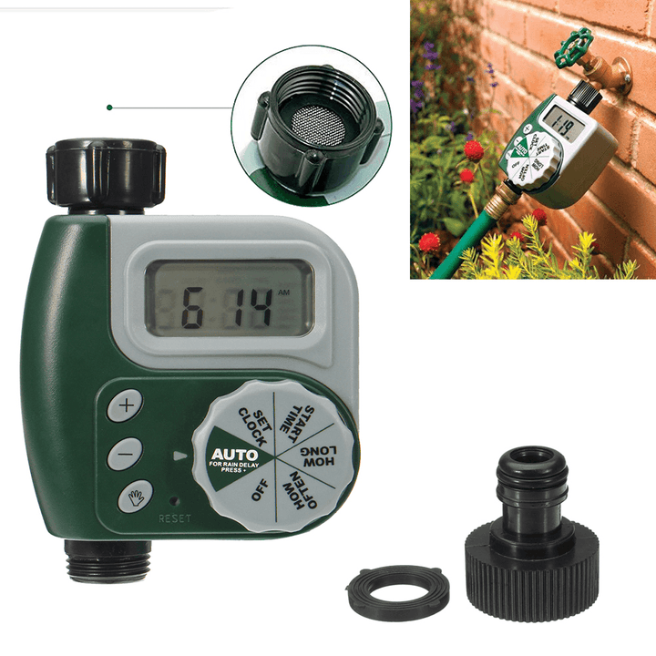 Electronic Water Tap Timer DIY Garden Irrigation Control Unit Digital LCD Irrigation Timer - MRSLM