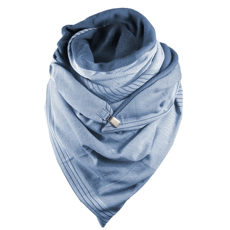 Padded Warm Shawl Printed Bib Scarf - MRSLM