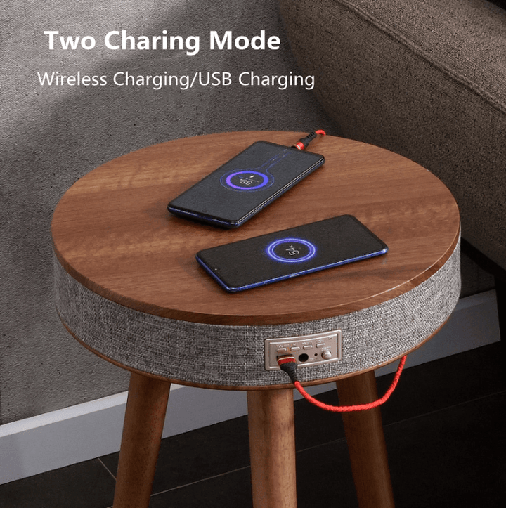 YIBU #YB-010 Intelligent Speaker End Table HIFI Sound Quality Two Charging Modes - MRSLM