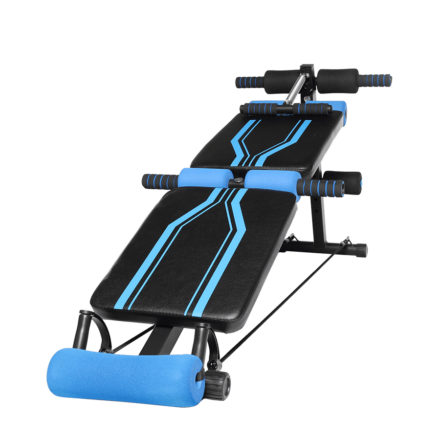 Multifunction Abdominal Exercise Bench Sit up Ab Strength Weight Bench Adjustable Slimming Trainer - MRSLM