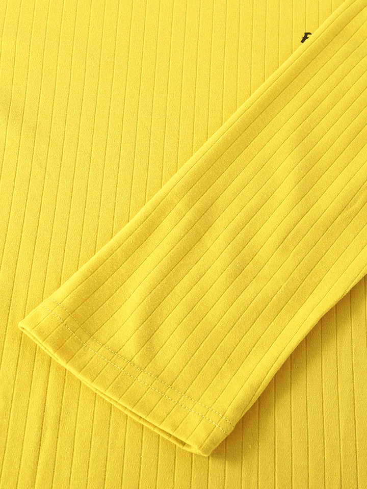 Mens Jacquard Letter Pattern V-Neck Long Sleeve Top Side Stripe Elastic Waist Home Casual Pajama Set - MRSLM