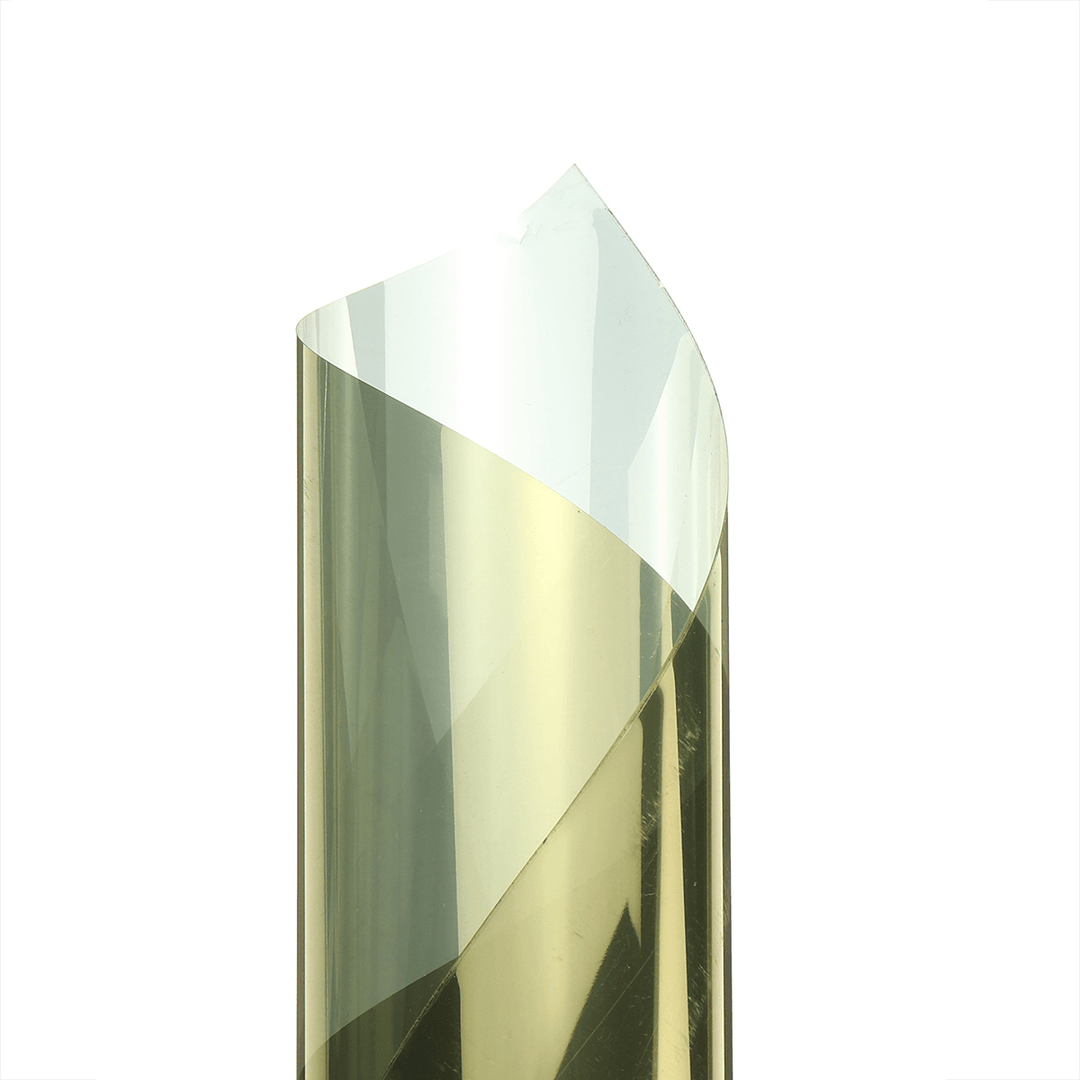 100X50Cm Mirror Reflective One-Way-Privacy Window Film Sticky Back Glass Tint - MRSLM