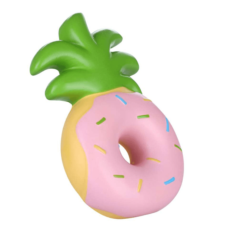 Vlampo Squishy Jumbo Pineapple Donut Licensed Slow Rising Original Packaging Fruit Collection Gift Decor Toy - MRSLM