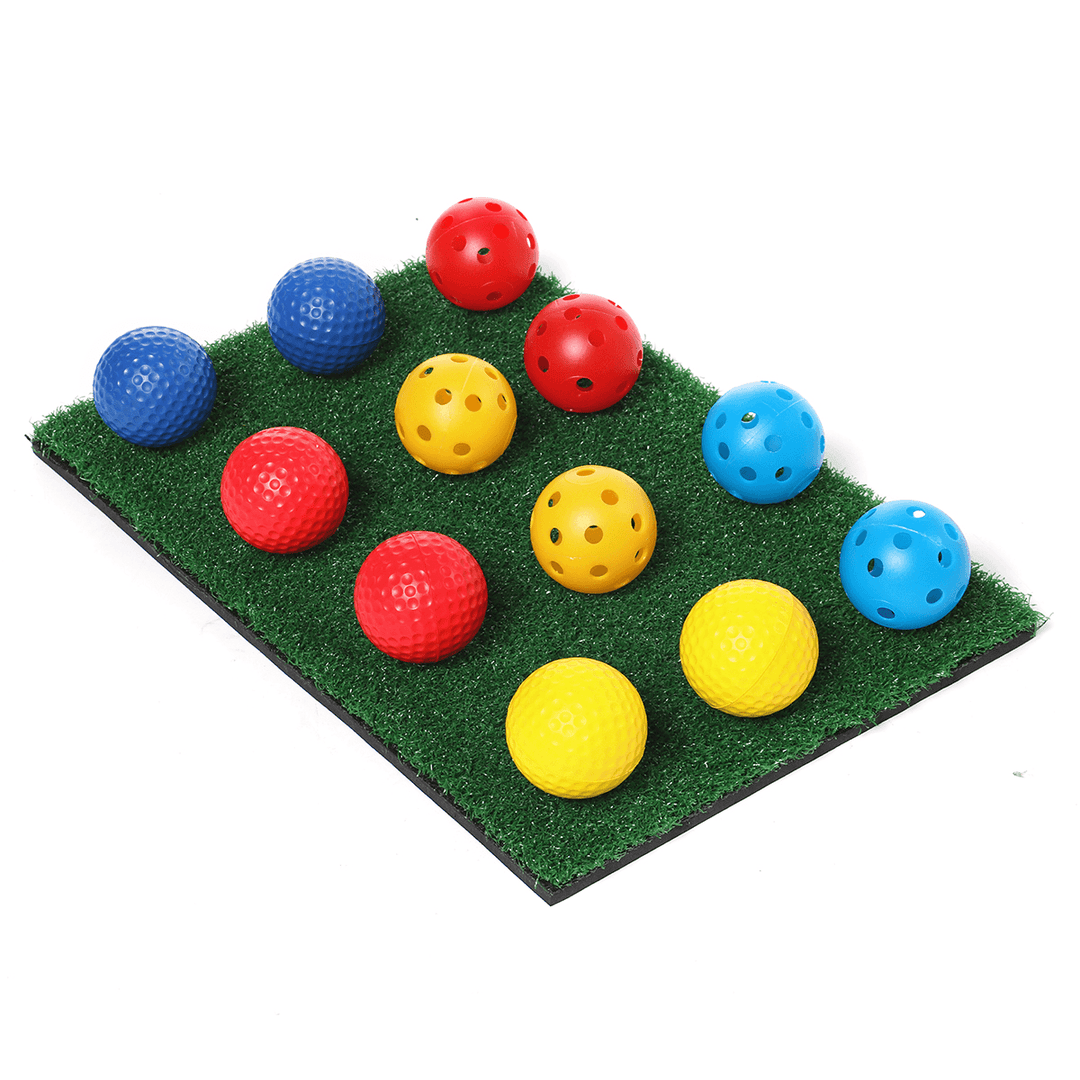 Golf Chipping Practice Board with Net Golf Pitching Cages Mats Kit Set Golf Training Aids for Indoor Outdoor - MRSLM
