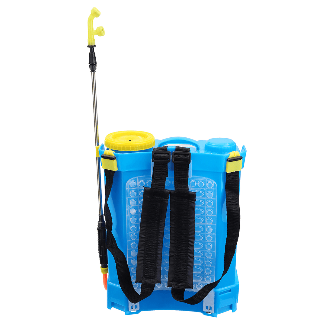 Backpack Sprayer with Stainless Steel Rod Backpack Weed Garden Sprayer Knapsack 16 Litre 12V240V Battery Cordless Sprayer - MRSLM