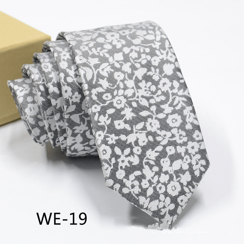 6CM Trendy Men'S 1960 Needle Fine Made Nano Waterproof Tie - MRSLM