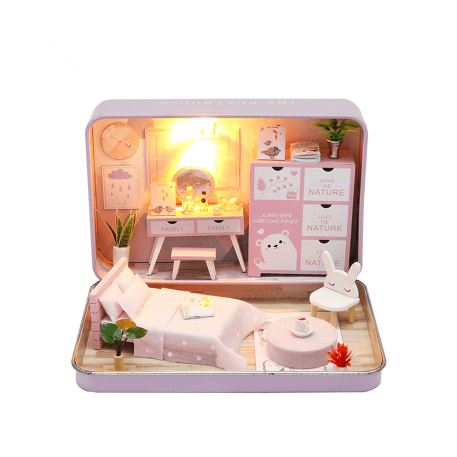 Hoomeda DIY Doll House Romantic Theater Kid Girl Gift S932 - MRSLM