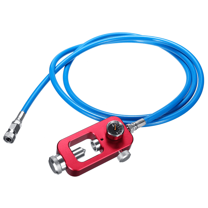HPA Tank Fill Adapter Scuba Fill Station with 72" 182Cm Blue High Pressure Whip - MRSLM