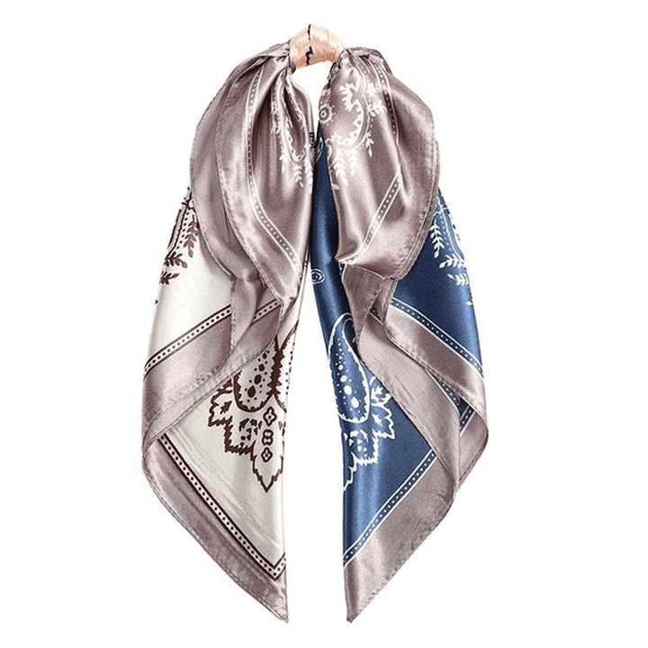 Fashion Women'S Color Matching Printed Hair Scarf - MRSLM