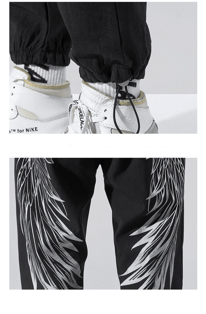 Men'S Printed Loose Harem Casual Trousers - MRSLM
