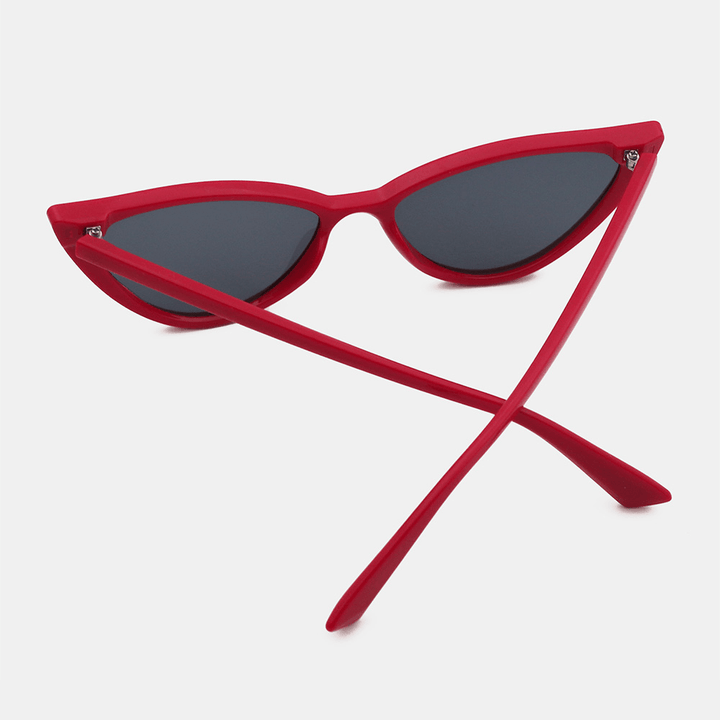 Women Full-Frame Resin Cat Eye Outdoor Travel Driving Cycling Fishing Running UV Protection Sunglasses - MRSLM
