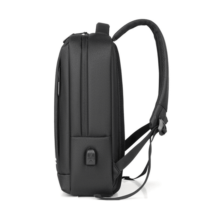 OUMANTU 13L School Backpack USB Charging Waterproof Men Shoulder Bag 14Inch Laptop Bag for Camping Travel - MRSLM