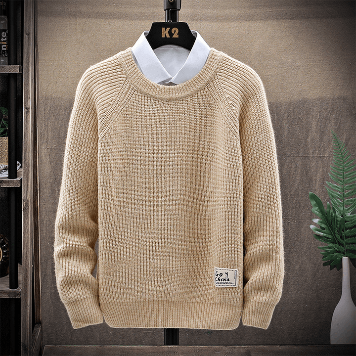 Men's Trendy Casual Long-Sleeved Sweater - MRSLM