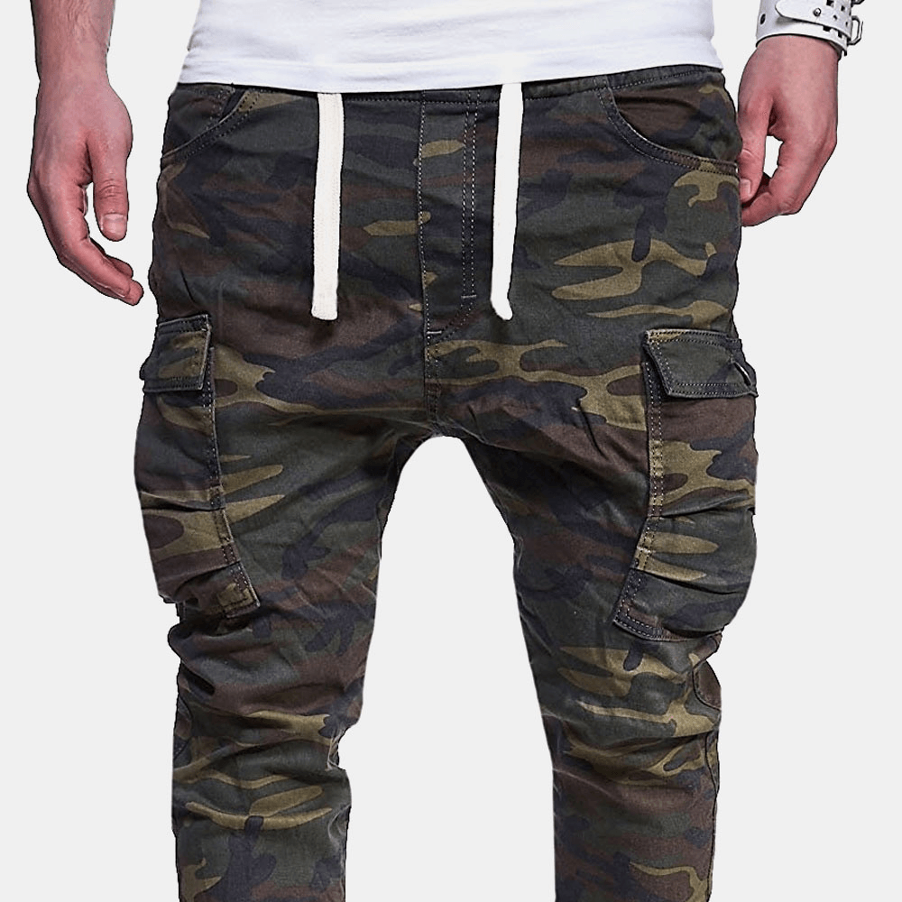 Men Camouflage Printed Casual Pants Sweatpants - MRSLM