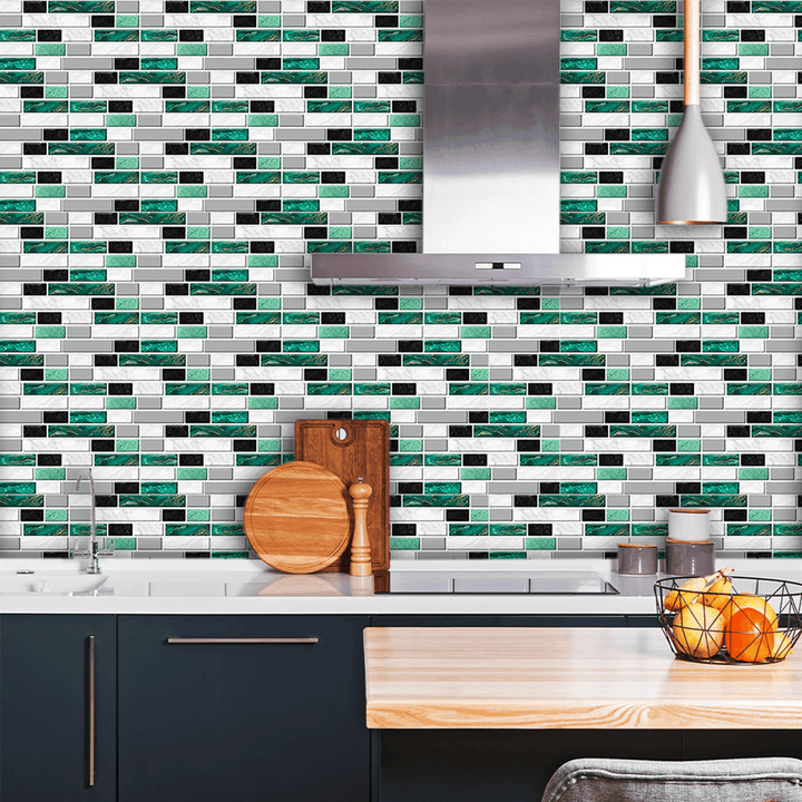 9Pcs/27Pcs/54Pcs Wall Sticker Kitchen Tile Stickers Bathroom Self-Adhesive Wall Decor Home DIY - MRSLM