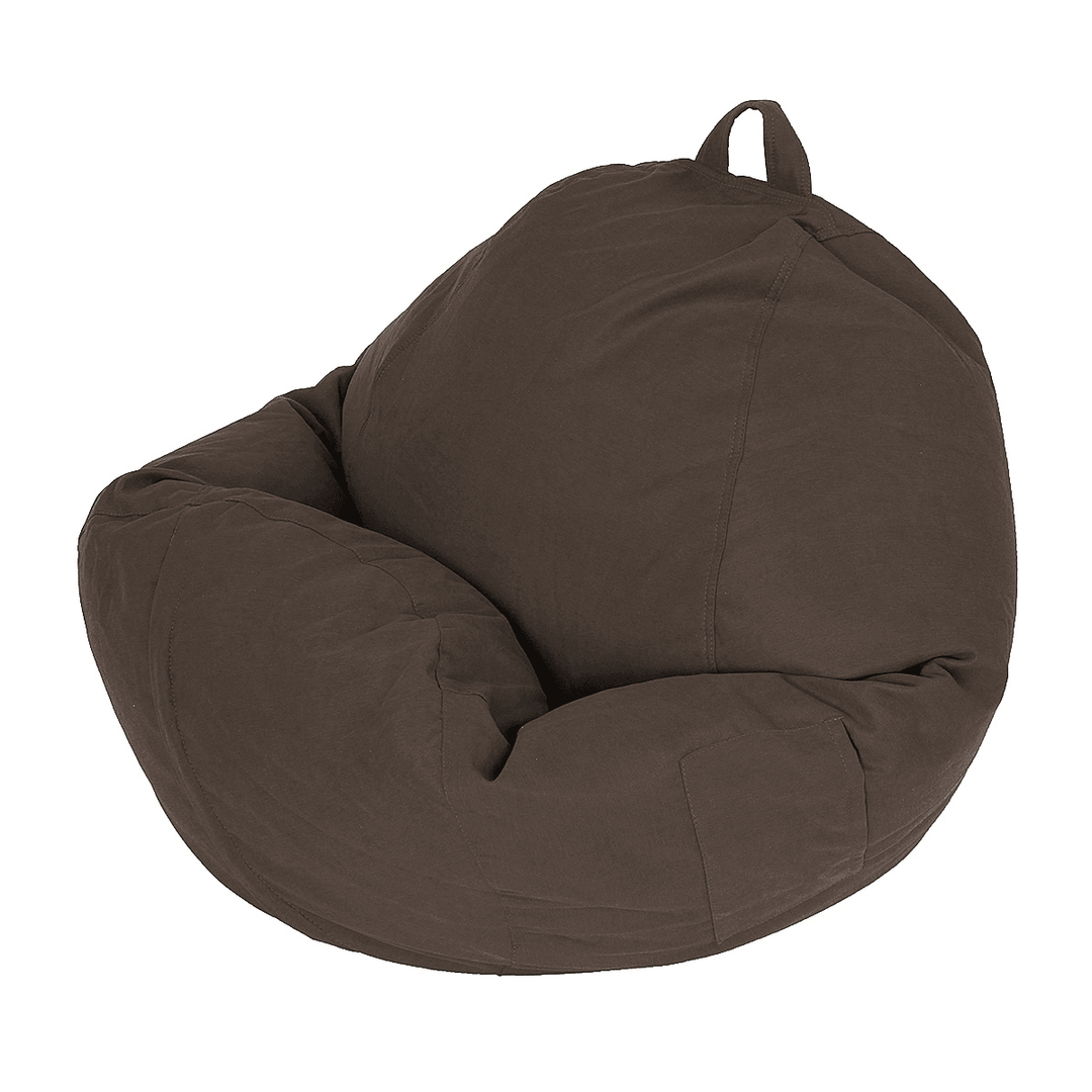 50" Adults Kids Large Bean Bag Chairs Sofa Cover Indoor Lazy Lounger Home Decor - MRSLM