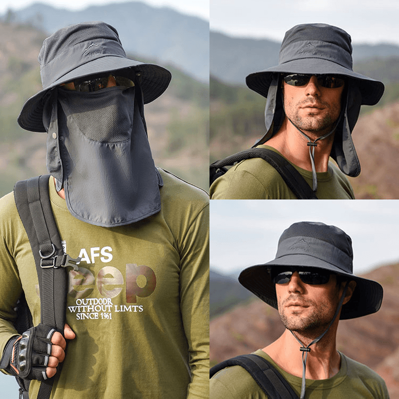 Multipurpose Bucket Hat for Men: Perfect for Climbing, Fishing, and Tourism - MRSLM