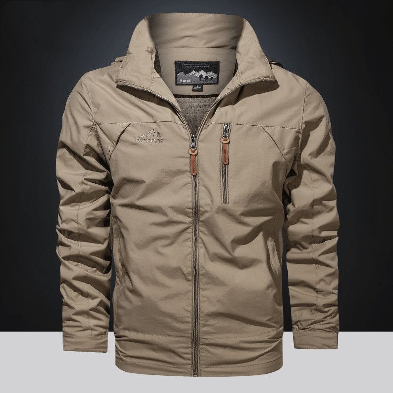 Windproof and Breathable Casual Hooded Jacket - MRSLM
