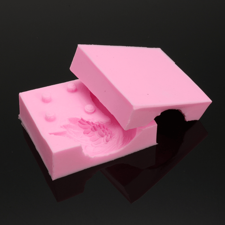 3D Beautiful Swan Fondant Silicone Mould Candle Sugar Chocolate Craft Tool - MRSLM