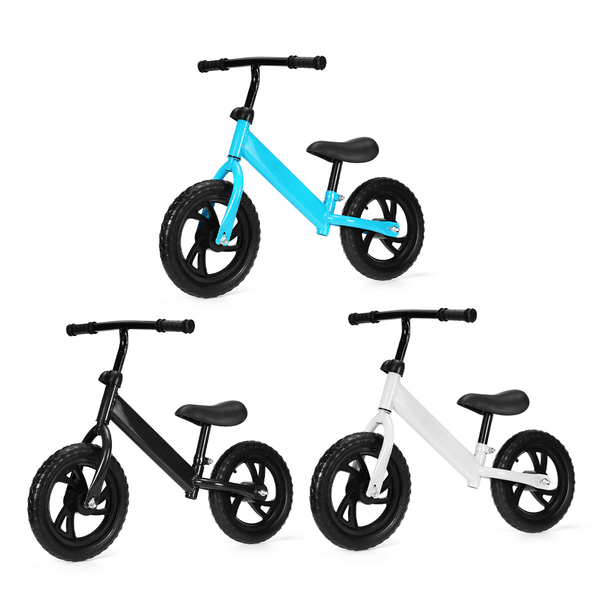12Inch Kids Toddler No Pedal Balance Bike Adjustable Seat Walking Training Bicycle Kids Christmas Gift - MRSLM