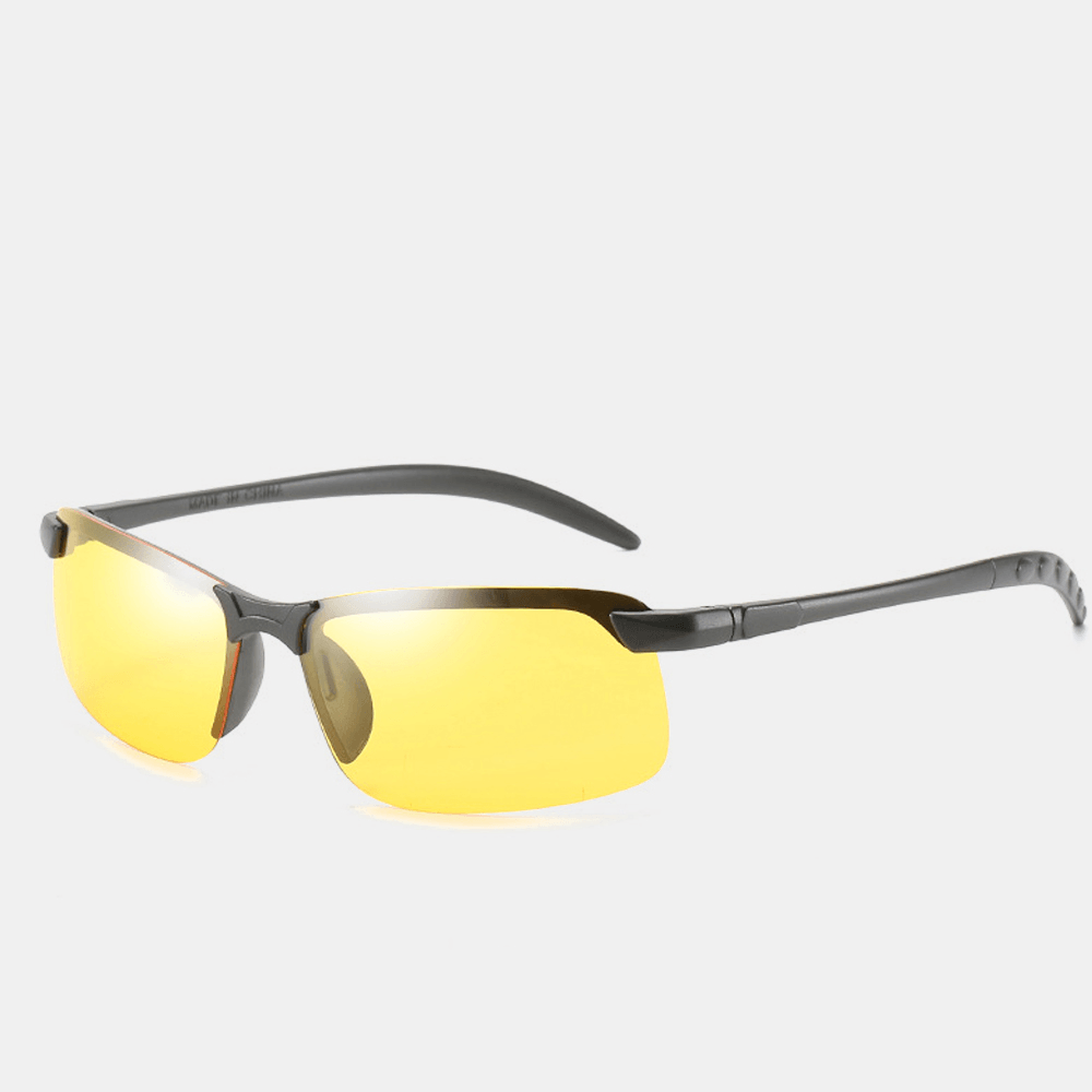 Sunglasses Day and Night Dual Use Color-Changing Glasses Night Vision Driving Fishing Glasses - MRSLM