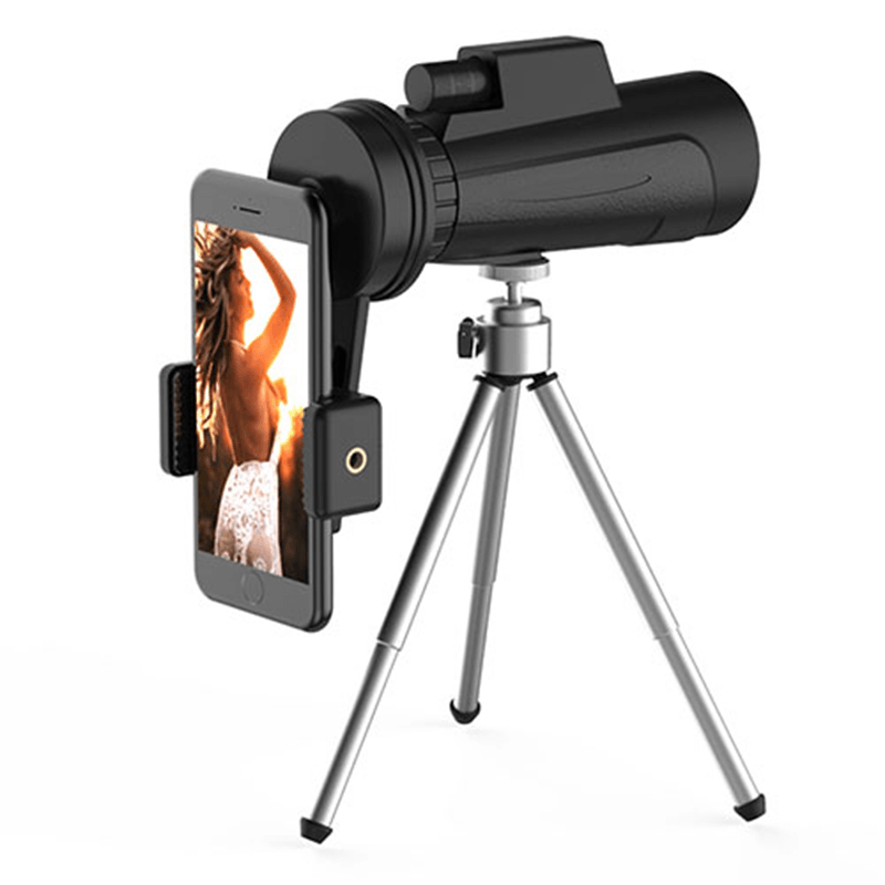 Ipree® 12X50 Monocular HD Full Optic BAK4 Lens Day Night Vision Waterproof Telescope+Phone Holder+Tripod - MRSLM