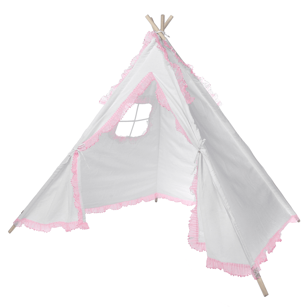 1.6M Kids Play Tent Cotton Teepee Wigwam Sleeping House Indoor Outdoor - MRSLM