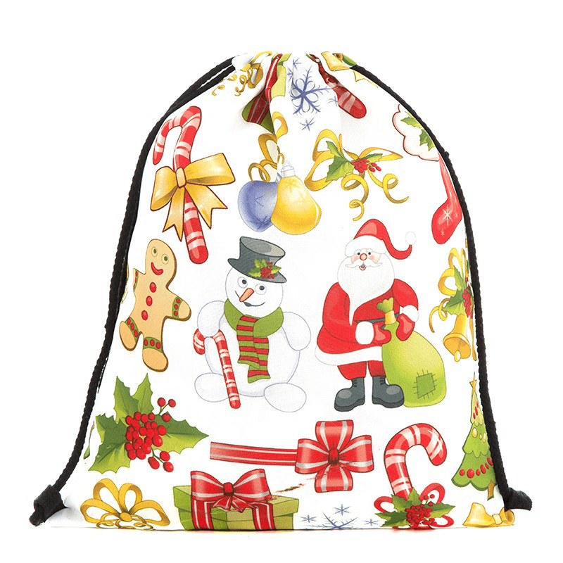 Christmas Backpack Shoulder Bag Drawstring Bag for Women Bag - MRSLM
