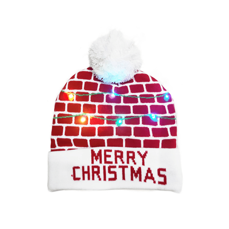 Christmas Knitted Hat with Flanging Ball - MRSLM