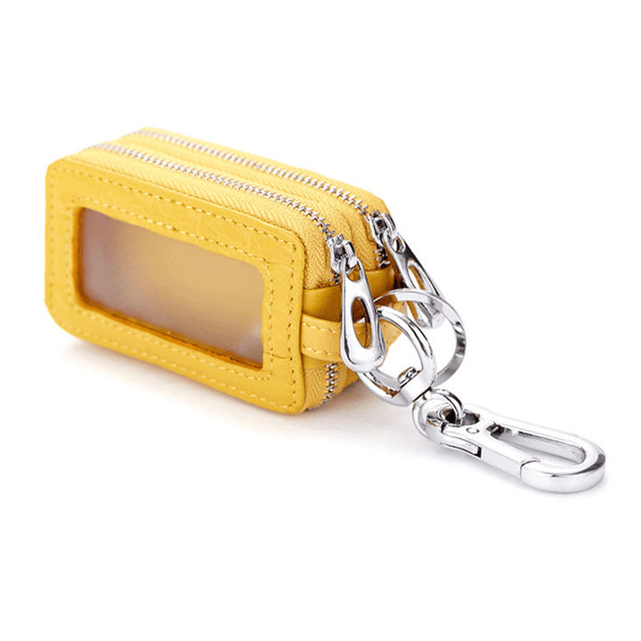 Genuine Leather Key Case Crocodile Pattern Car Key Holder Key Bag for Women Men - MRSLM
