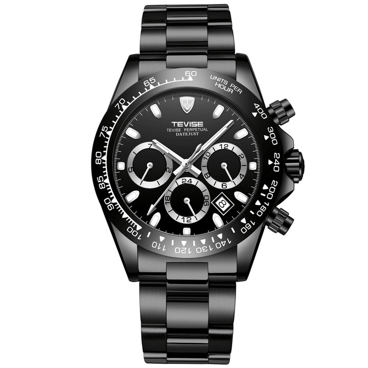 TEVISE T822A Luminous Display Business Style Men Wrist Watch Multi Function Automatic Mechanical Watch - MRSLM