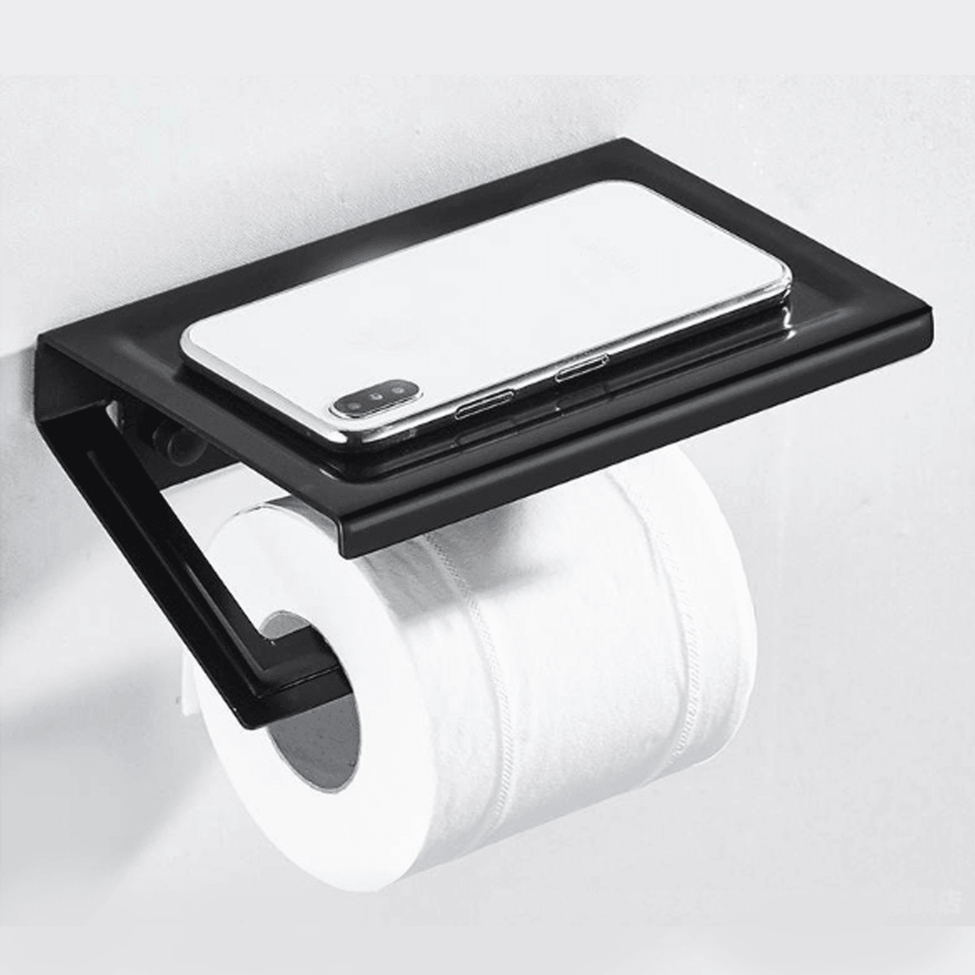 Toilet Tissue Towel Holder Roll Paper Stand Storage Dispensers Wall Mounted Bathroom Accessories - MRSLM
