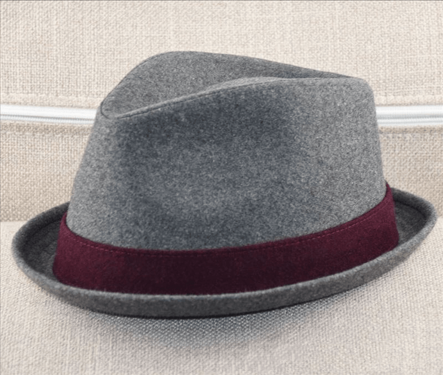 British Style Autumn and Winter Woolen Jazz Hat - MRSLM