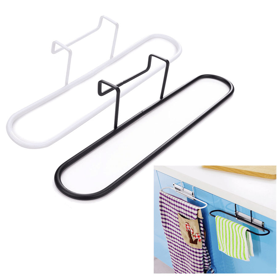 Multipurpose Towel Rack Seamless Free Nail Cloth Rack Bathroom Hangers Hook - MRSLM