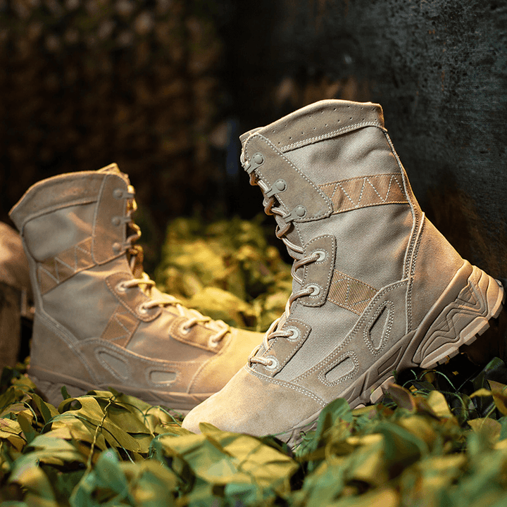 Men Waterproof Wear Resistant Outdoor Boots - MRSLM