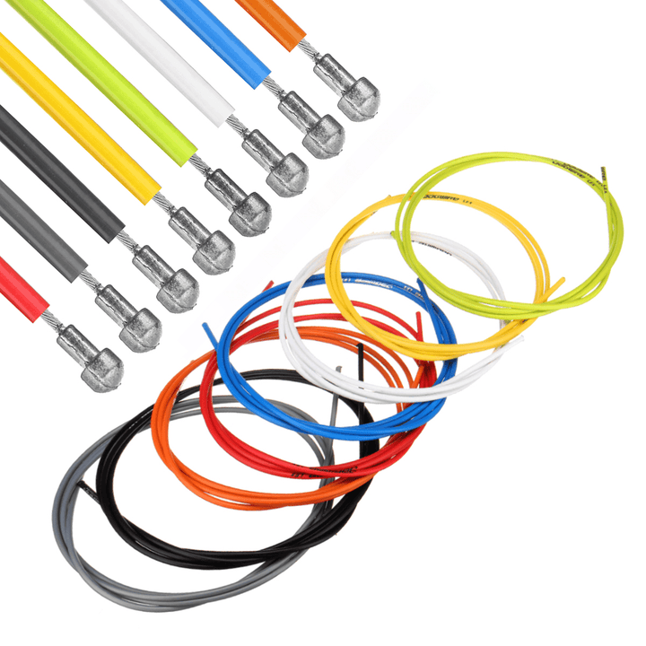 BIKIGHT 2M Bike Bicycle Front Rear Inner Outer Wire Gear Shifter Cable Cycling Repair Kit Multicolor - MRSLM