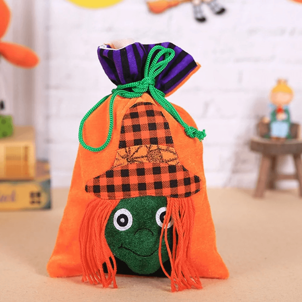 Halloween Children Chocolate Candy Packaging Bag Velvet Gift Bag - MRSLM