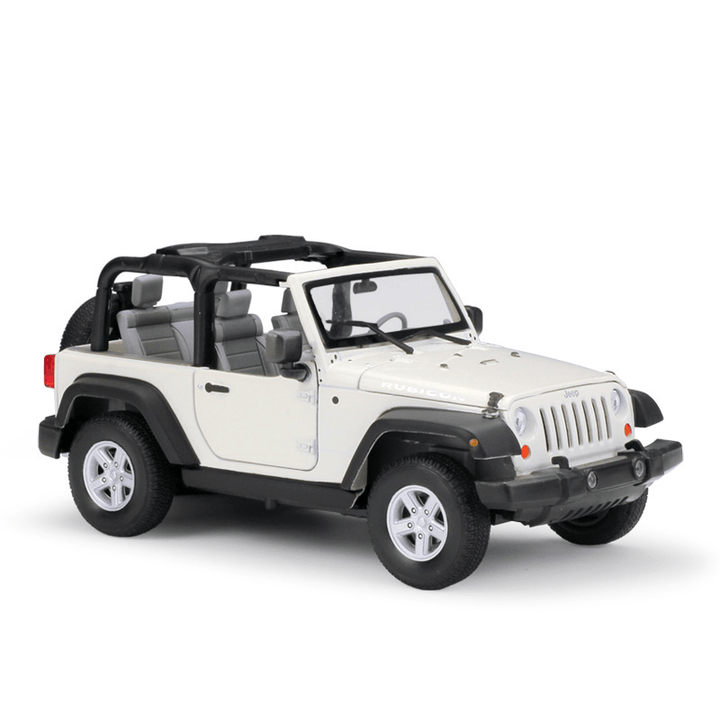 Jeep Off-Road Vehicle 2007 Jeep Wrangler Simulation Alloy Car Model - MRSLM