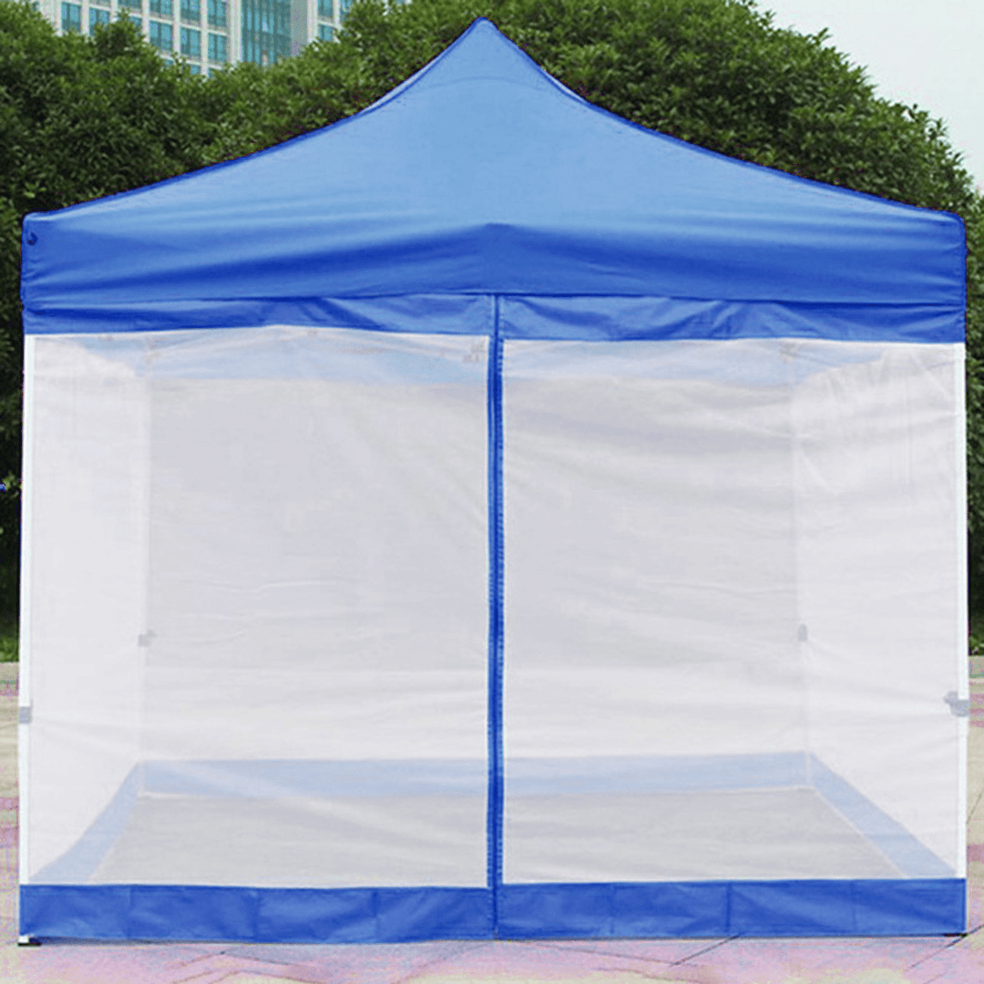 3X3M 1 Side Wall Canopy Anti-Mosquito Nets Breathable Windproof Shelter Tent Outdoor Camping Travel - MRSLM