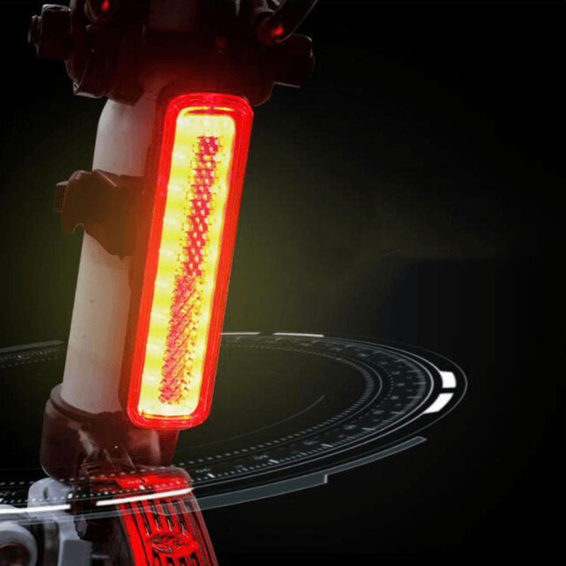 XANES® TL39 High Brightness COB Bike Tail Light 9 Modes IPX6 Waterproof USB Rechargeable Cycling Bike Lamp - MRSLM