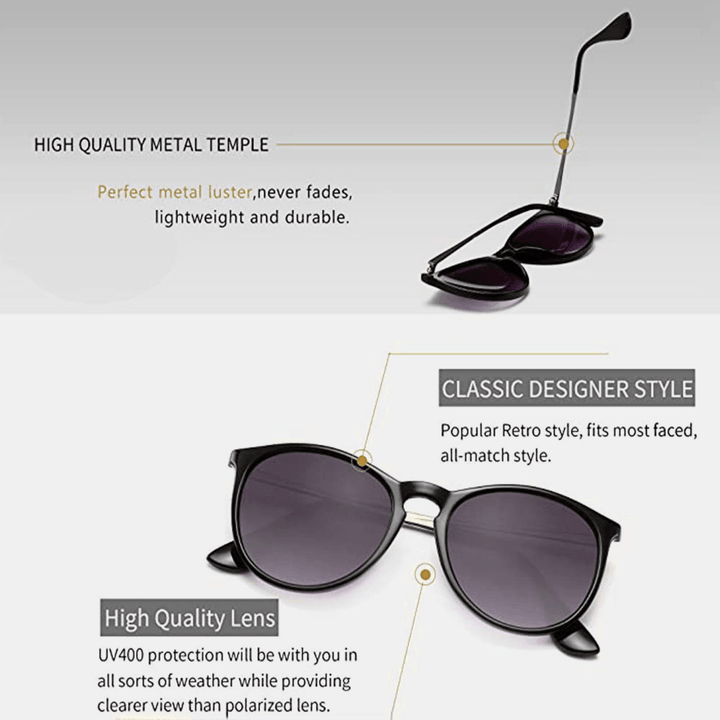 Unisex Retro Vintage Square Shape Oversize Frame UV Protection Fashion Sunglasses - MRSLM