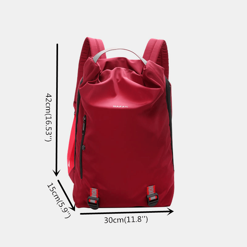Men Oxford Sport Large Capacity 15.6 Inch Laptop Bag Backpack - MRSLM