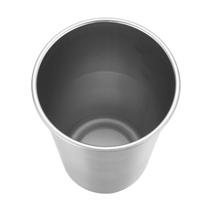 304 Stainless Steel Cup Mug Single Layer Cup Drink Cup Milk Cup 500Ml Home Kitchen Drinkware Water Cup - MRSLM