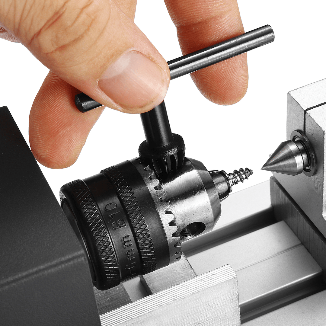 Mini Lathe Beads Polishing Cutting Machine DIY Table Saw Drill Woodworking Kit - MRSLM