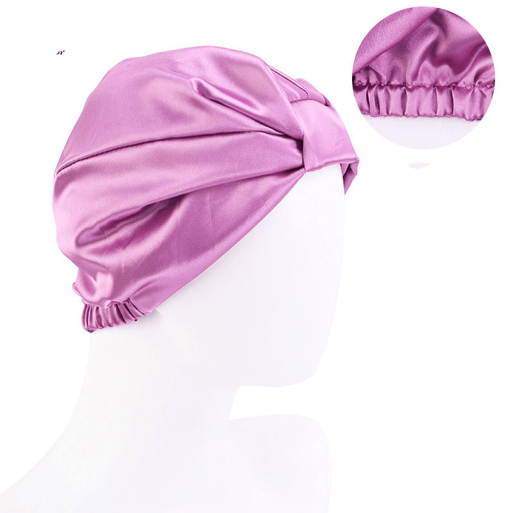 Contrast Knotted Bandana Hat - MRSLM