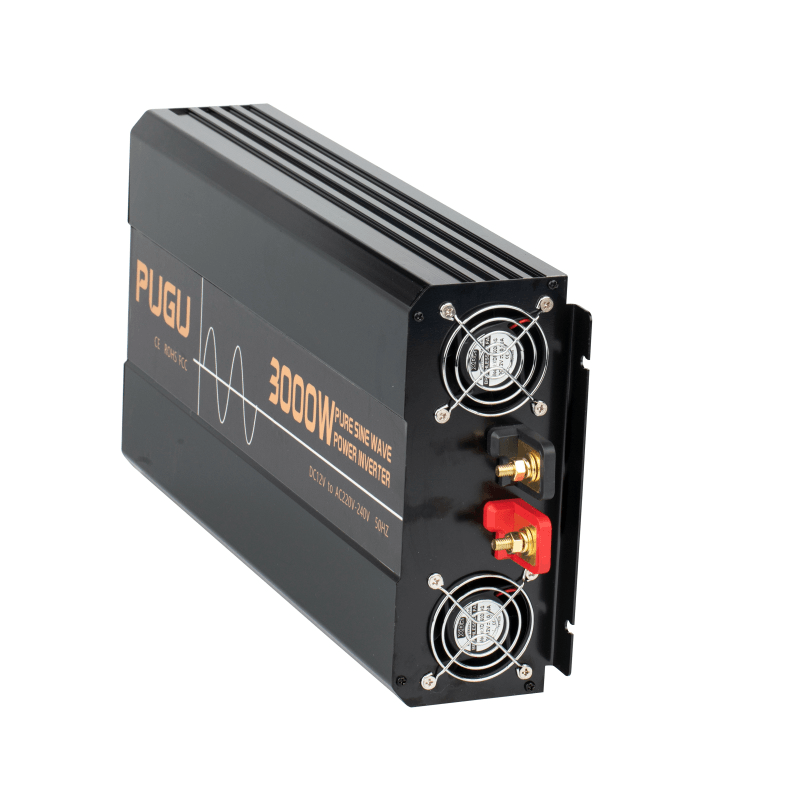 LCD 220V 50HZ Power Inverter 1600W/4000W/5000W/6000W 12V/24VDC to AC Pure Sine Wave Converter EU Socket - MRSLM