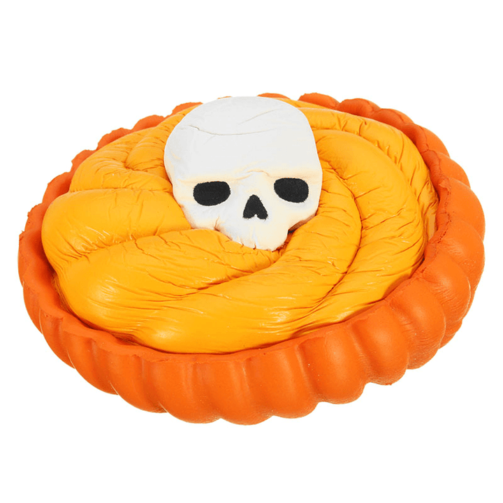 Yunxin Squishy Pumpkin Puff Cake Glow in Dark Halloween Slow Rising with Packaging Collection Gift - MRSLM
