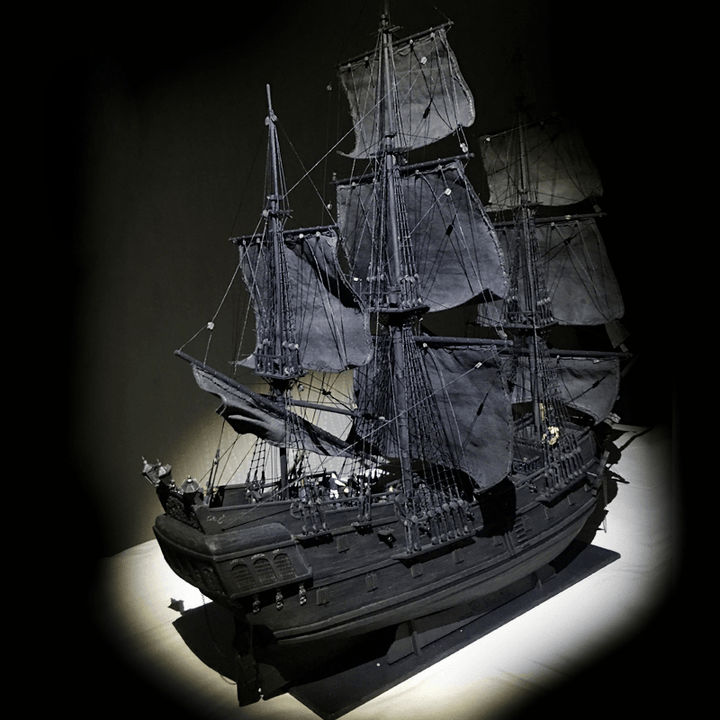 Piececool 3D Puzzle the BLACK PEARL Boat Model KITS Assemble Jigsaw Puzzle DIY Gift Toys XHL-AS007 - MRSLM