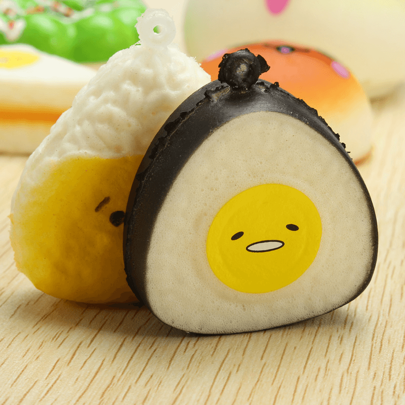 10Pcs Random Squishy Soft Sushi/Panda/Bread/Cake/Buns Phone Straps - MRSLM