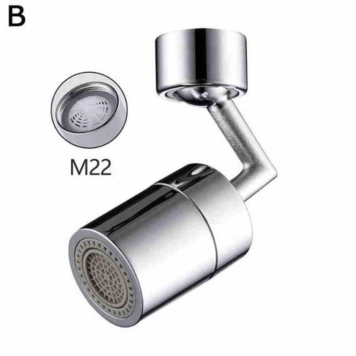 360 Degree Swivel Faucet Universal Rotating Mesh Mouth anti Splash Head Dual Model Bubbler Faucet Extender for Bathroom Kitchen - MRSLM